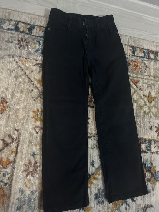 Школьные брюки на мальчика синние