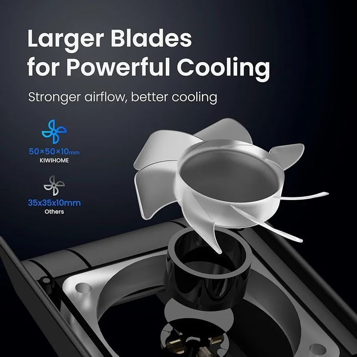 Cooling Fan for PS5 Accessories/Cooler pentru PS5 alb/negru