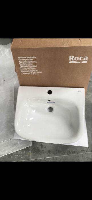 Set Roca debba, wc,rezervor incastrat,lavoar,clapeta actionare