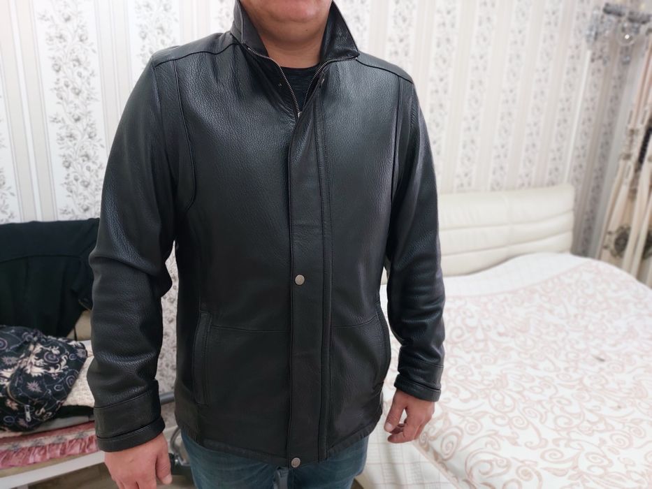 Кожаная куртка 56-58р