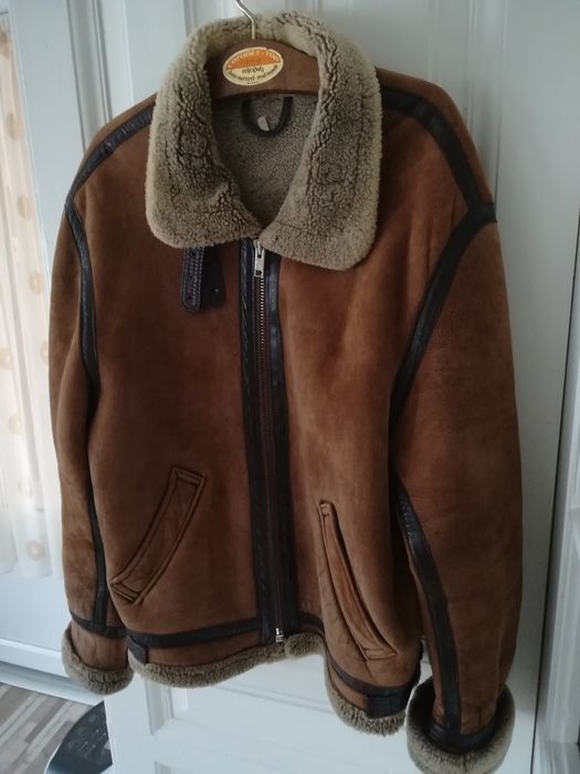 Geaca piele cu blana Booghie Aviator L