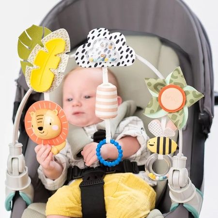 Jucarie pentru carucior Arcada aventuri in savana, +0 luni, Taf Toys