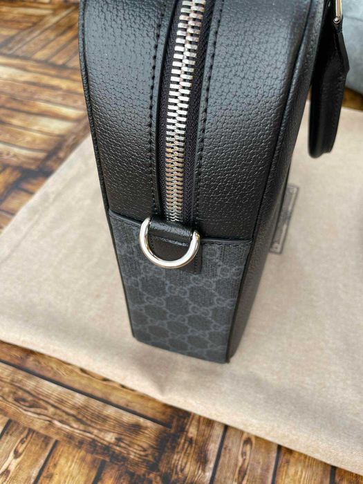 Оригинална Чанта Гучи Куфарче Естествена Кожа Gucci GG Supreme Canvas