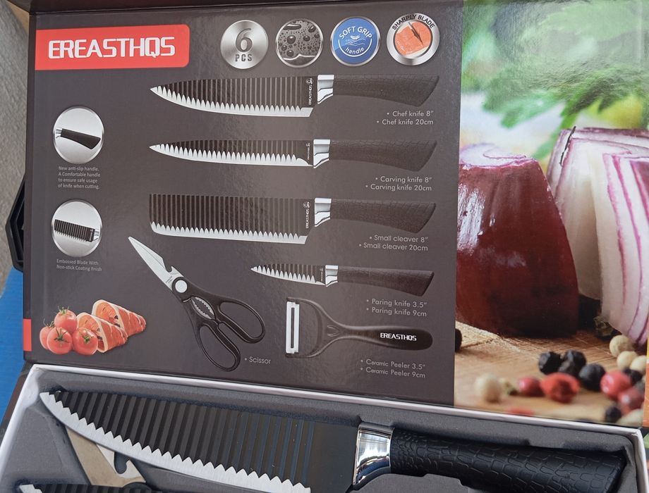 Комплект кухненски ножове + Ножица и Белачка ZEPTER