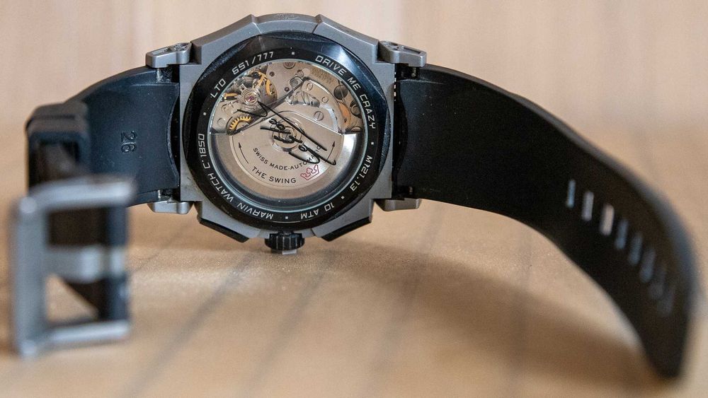 Ceas automatic de colectie Marvin Sebastien Loeb C 1850, serie limit.