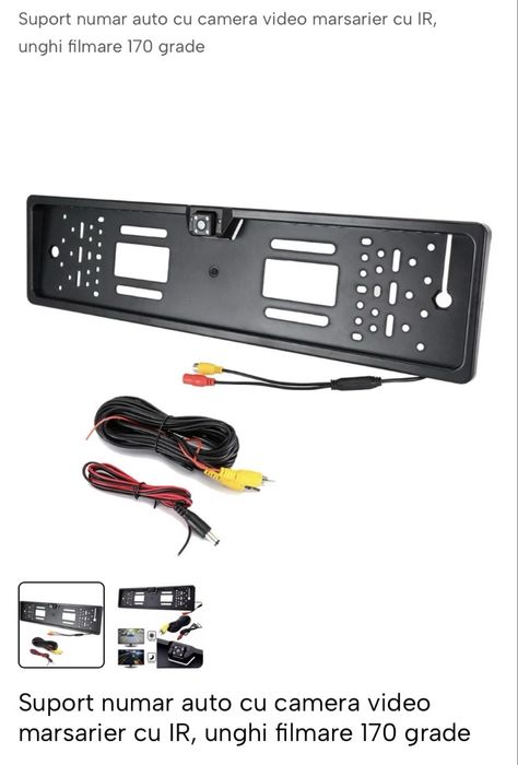 Cameră marșarier pentru număr auto – nouă