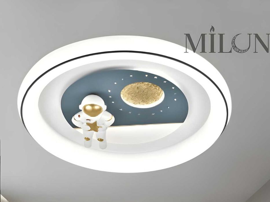 Lyustra LED pultli,svetilnik,bolalar xonasi uchun,3xil yoritish,qandil