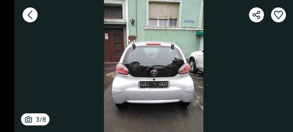 Toyota Aygo 1.0i benzina 2012 euro 5