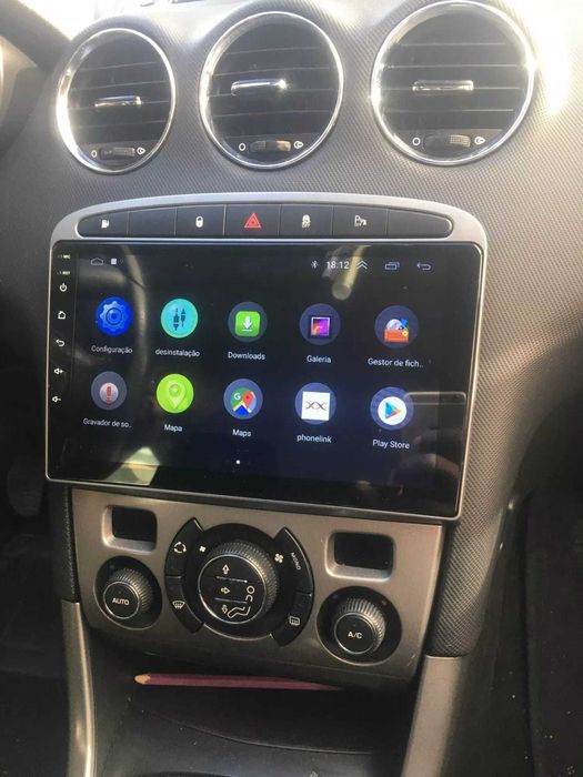 Navigatie Android Peugeot 308 Waze YouTube GPS USB casetofon