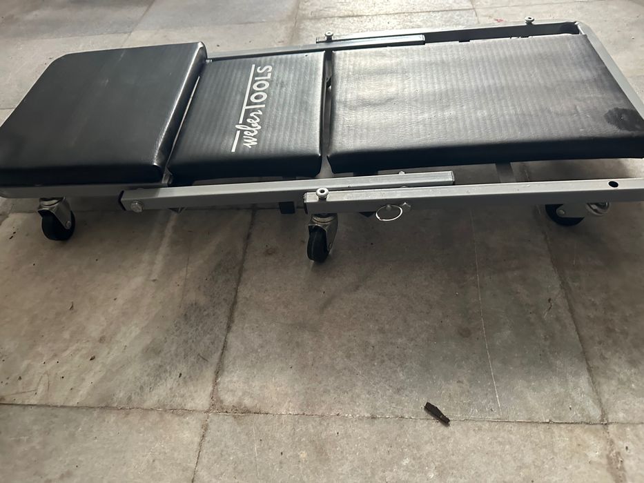 Маханична количка /стол за работилница/2в1