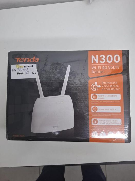 Router wireless Tenda 4G06, 4G VoLTE -P-