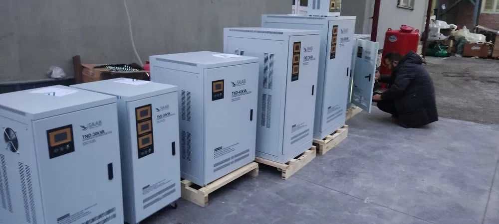 Стабилизатор 150 kVA SAAB с гарантией / Stabilizator 1 kVA dan 300kVA