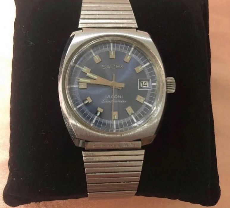 Ceas mecanic SAIZEX cu dată, functional
