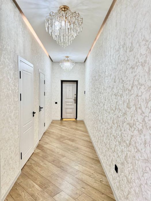 Новостройка Яшнабадский Asia House 3-комнат евро ремонт 80м2 техникой