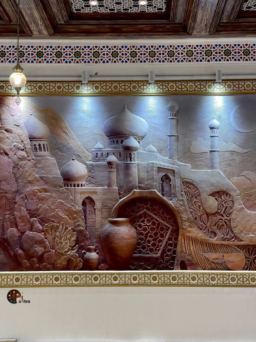 Роспись ( 3D ) Барельеф Ганч, накш, хаттотлик Ремонт под ключ