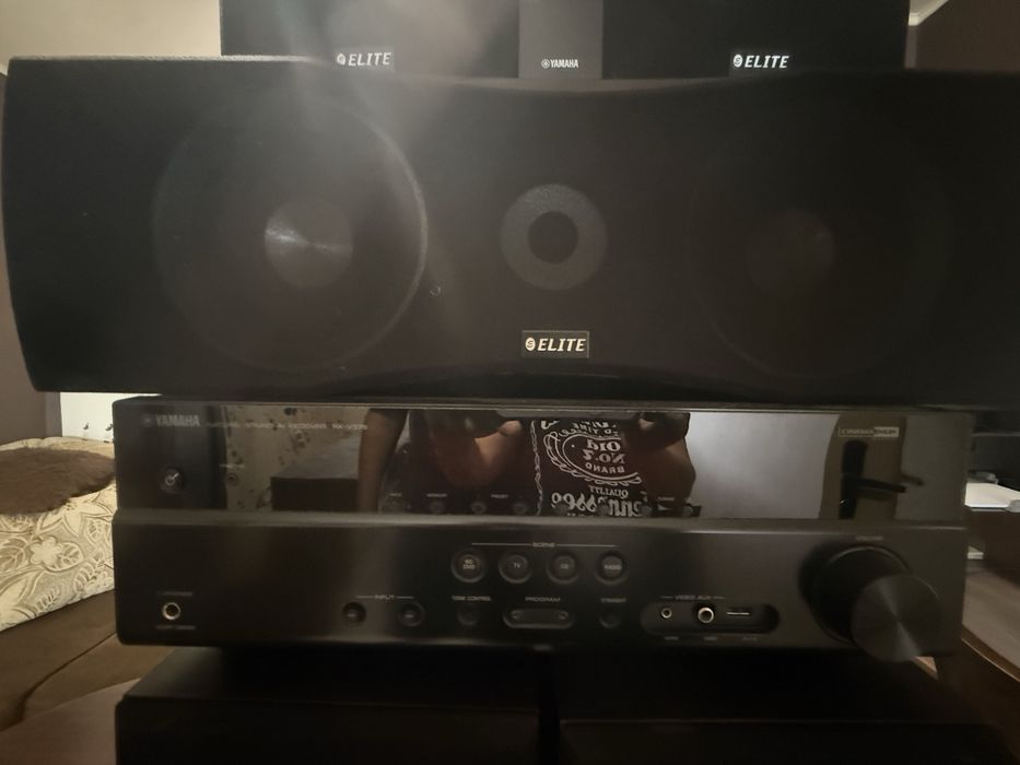 Усилвател  YAMAHA и колони ELITE