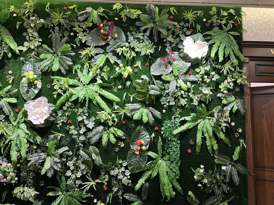 Искусственный озеленение растения, мох, цветы суний гуллар оформление