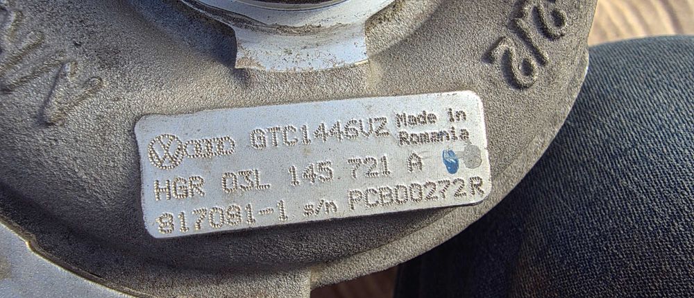 Turbina Audi A4 B8 / A5 8T / A6 C7 2.0 TDI CJC CJCA 2012 / 2013 2014