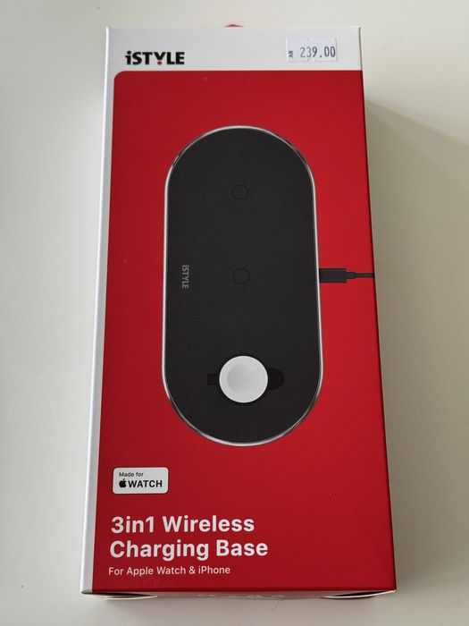 iSTYLE 3-в-1 безжично зарядно