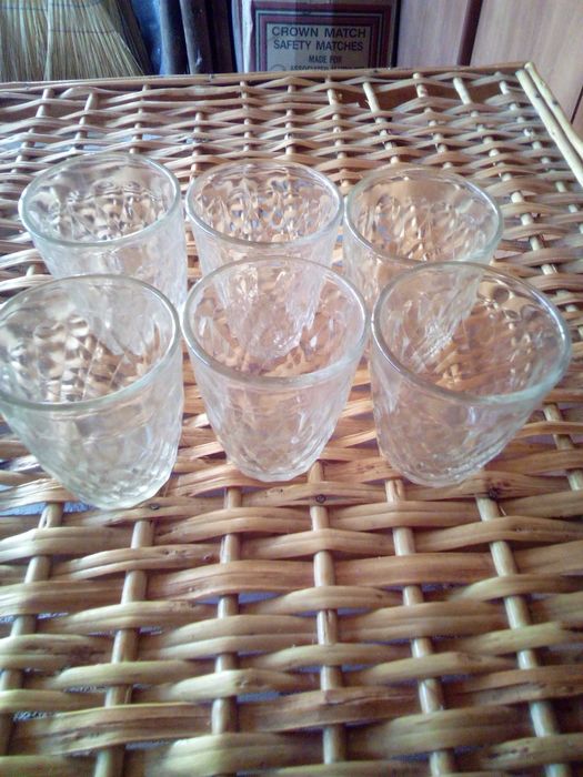 Уникални огнеупорни фасетирани чаши.Чети описанието!