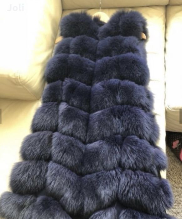 Елек естествена кожа лисица