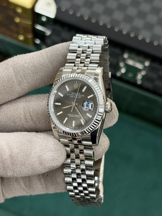 Rolex Date-Just 36mm Rhodium Dial