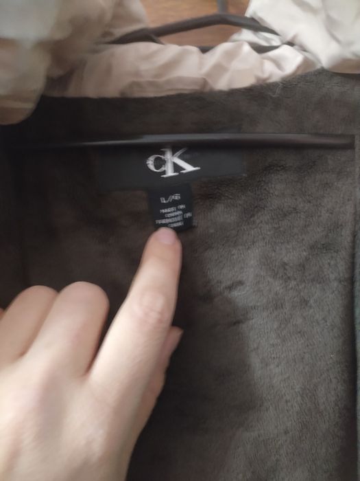 Calvin Klein  Пухено Ново Оригинално яке