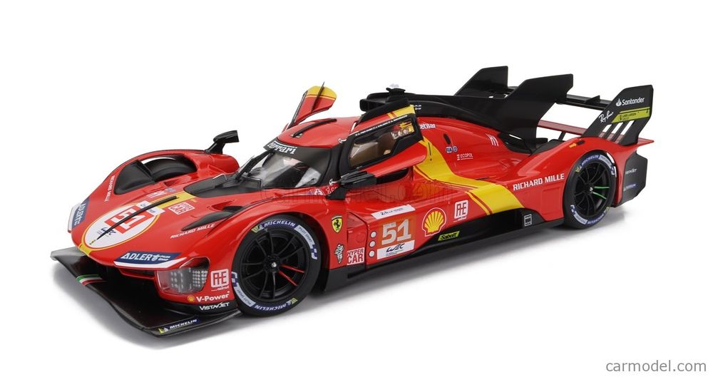 499P 3.0L Turbo V6 Team Ferrari AF Corse N 51 Winner 24h Le Mans 2023