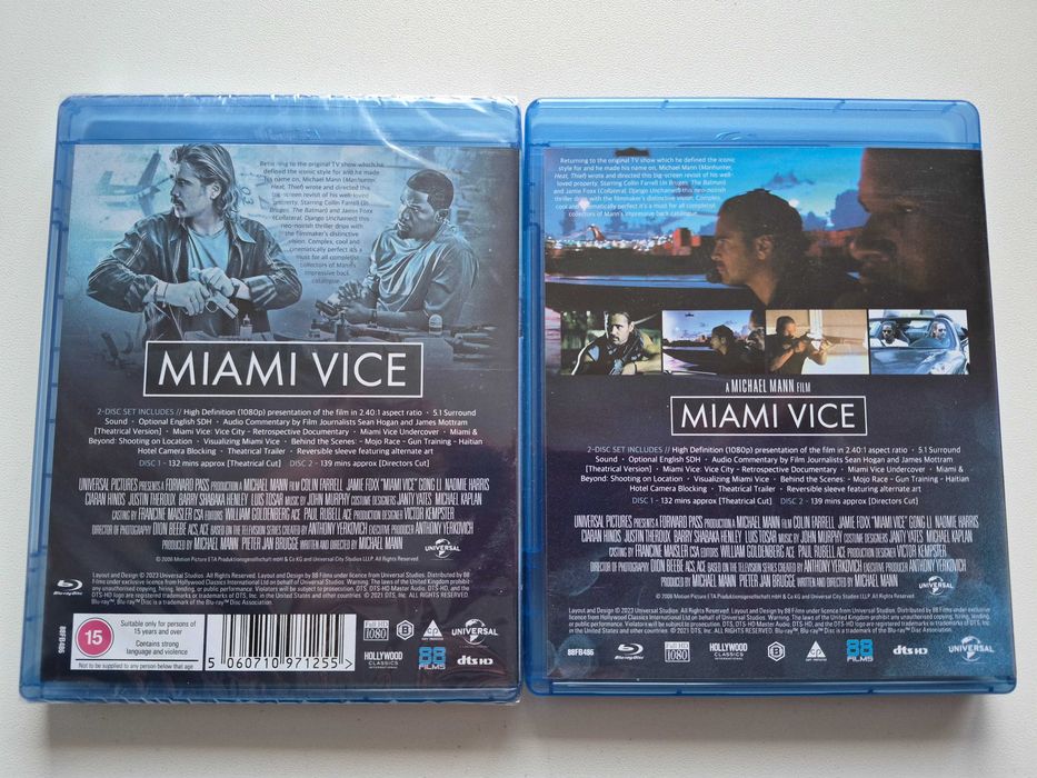 Film pe disc blu-ray: Miami Vice (2006), Colin Farrell, Jamie Foxx