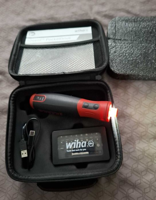 Surubelnita electrica Wiha/dinamometrica izolata cu biti