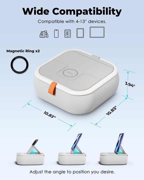 Стойка за таблет Viozon, съвместима с 4-13" телефон/таблет, сгъваема