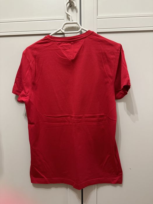 tricou rosu tommy hilfiger