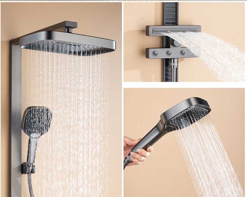 Модерен интелигентен душ с дисплей и LED подсветка D46