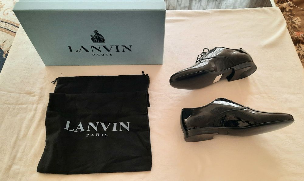 "Lanvin" туфли унисекс, лакированные 38 размер, оригинал