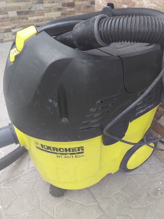 Прахосмукачка Karcher NT35/1eco 3600W с Контакт Тупалка Сухо Строителст