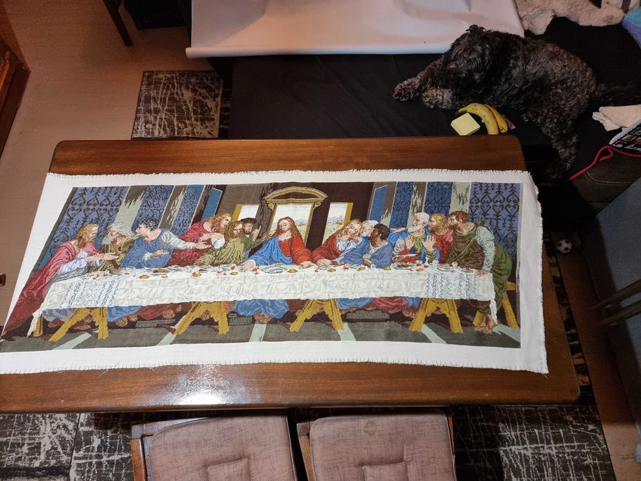 Тайната вечеря- гоблен с DMC