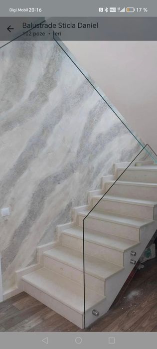 Balustrade din sticla