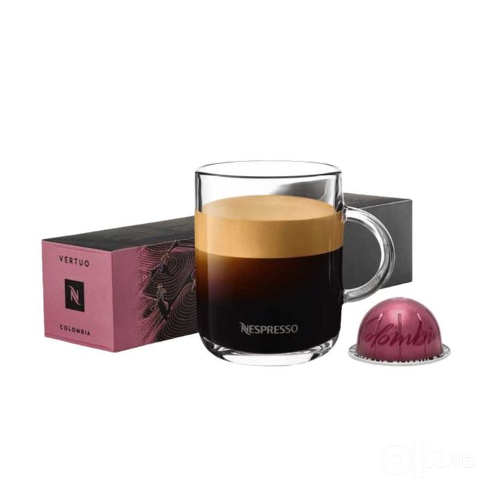 Кофейные капсулы Nespresso Vertuo в ассортименте! Доставка по городу!