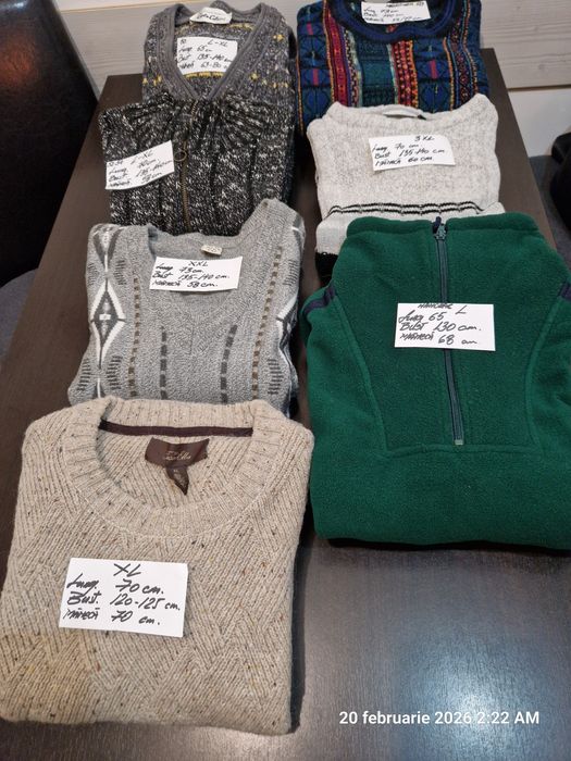 Pulovere barbați marimi mari