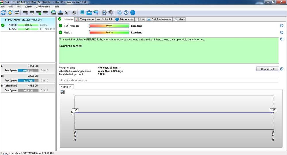 Hard disk laptop Seagate 500gb