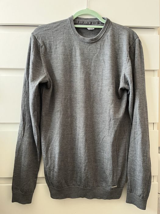 Мъжки мериносов пуловер L