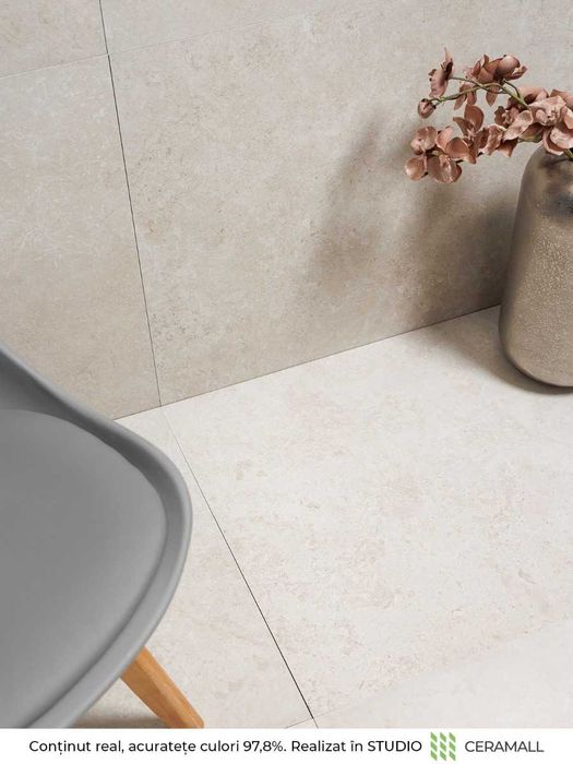 Gresie exterior / interior Trevia Ivory Mate 60×120 Sl Rc