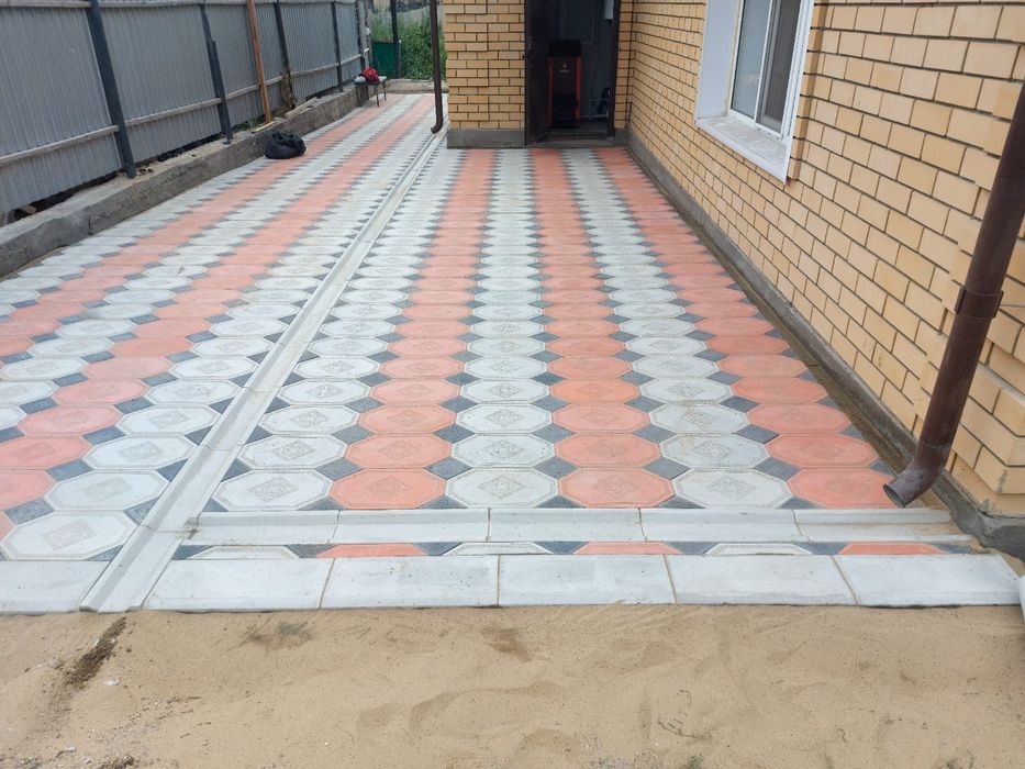 Брусчатка, укладка брусчатки