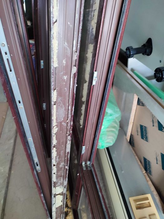 Окна ПВХ пластиковые махагон ТОНИРОВАННЫЕ