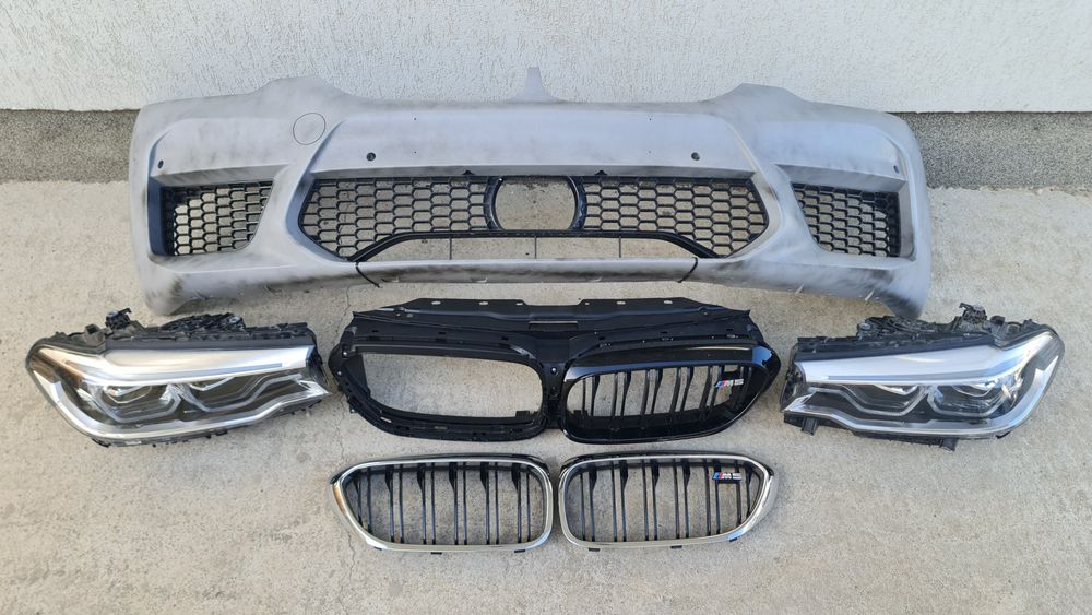 Bara fata completa grila far full led adaptiv BMW  5 M5 F90 2015...201