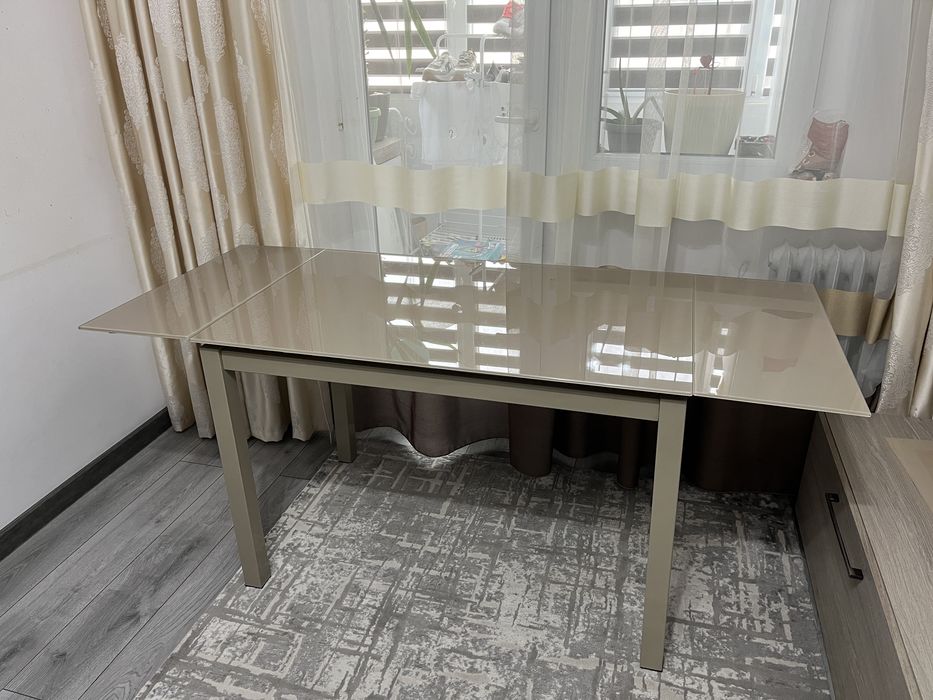 Masa extensibila 110/170 x 70 x 76 culoare cappuccino