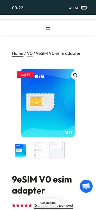 ESIM adaptor ce permite esim pe telefon care nu accepta (esim gratis)