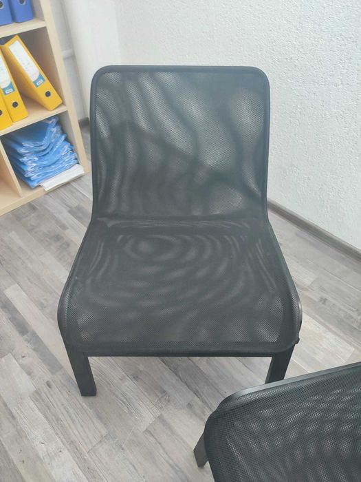 Fotoliu negru, 2 bucati, material elastic