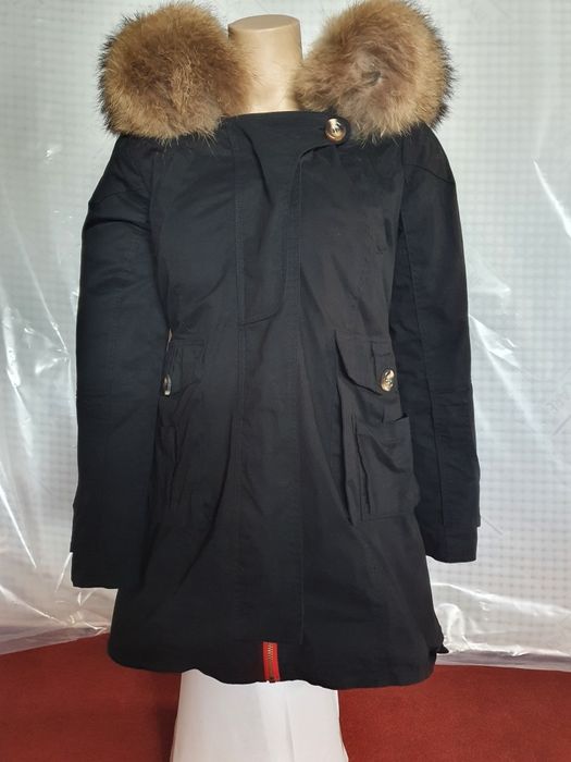 Parka guler blana naturala