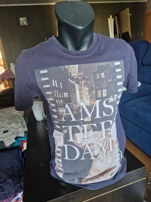 Tricou Soviet imprimeu Amsterdam